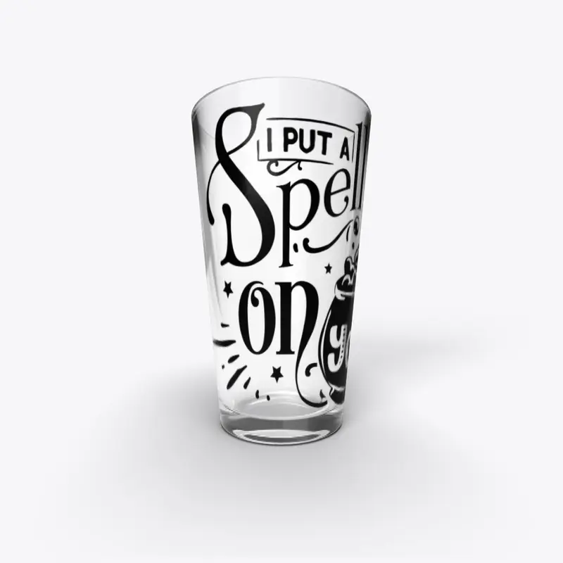 M. Raven Spell on you Pint Glass